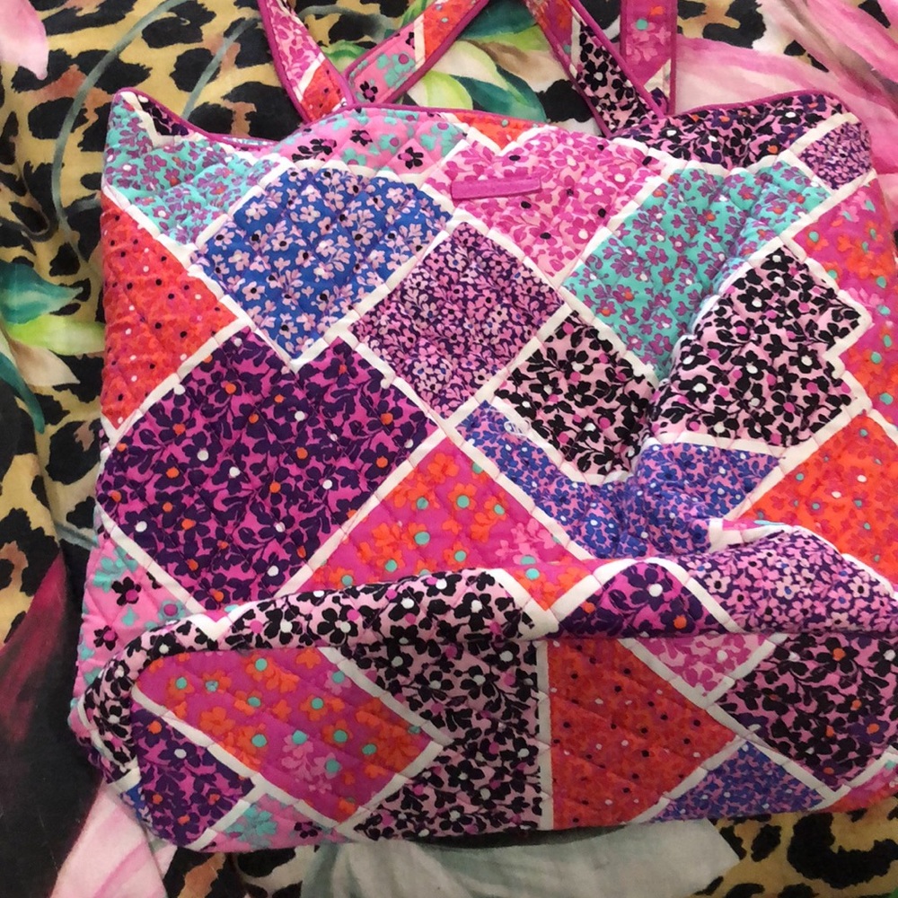 Vera bradley floral tote